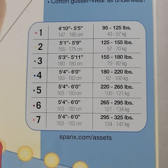 Lot of 2 Assets by Sara Blakely Hi-Waist Mid-Thigh Shaper Size 3 - Picture 3 of 3